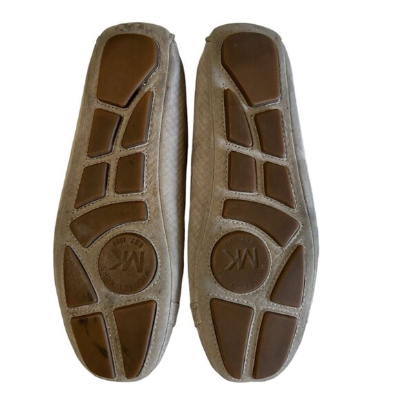 Michael Kors Womens 6.5M Fulton Moc Ballet Flat Suede Leather Gray  Shoes - Picture 9 of 11